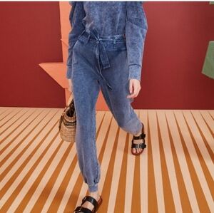 Ulla Johnson Payton Pant Indigo Acid Size XS